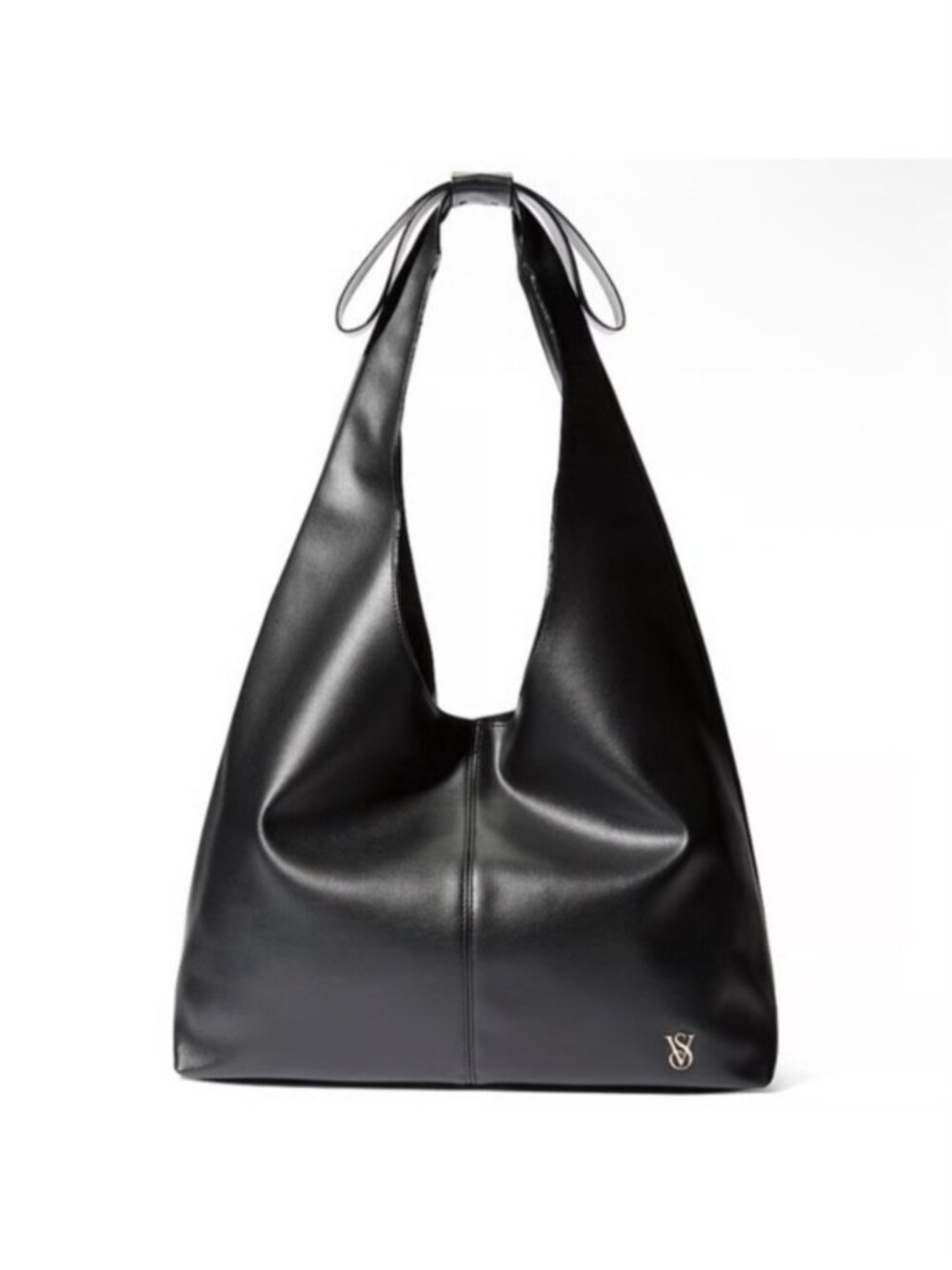 Victoria's Secret Black Bow Tote Bag NWT